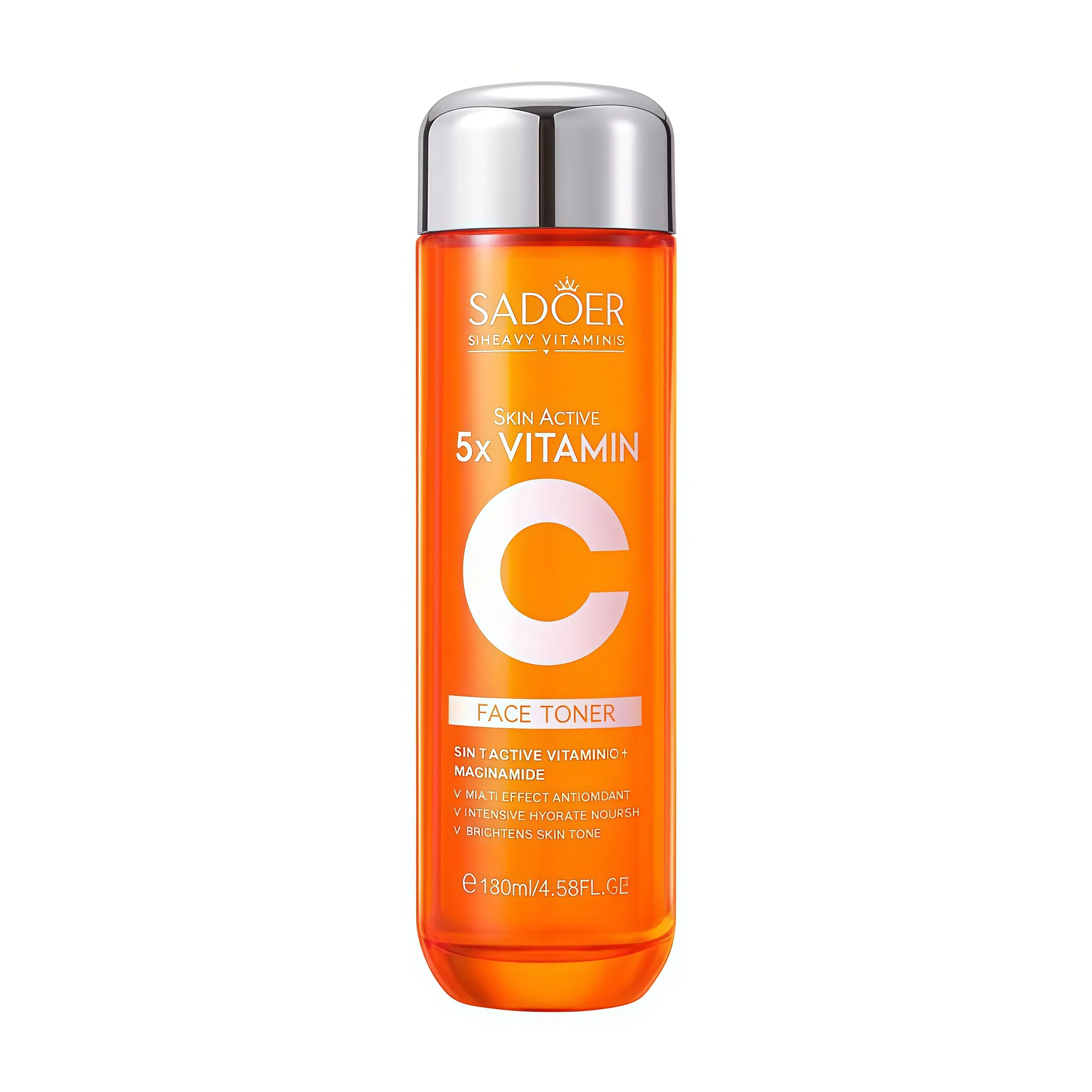 SADOER] 5X Vitamin C Skincare Set Hydrating Glowing Repairing Skin