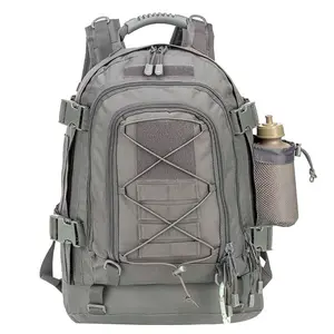 Expandable Military Backpack with Large Laptop Storage, Removable Molle Bag with Hydration Bag Pocket, Waterproof and Durable