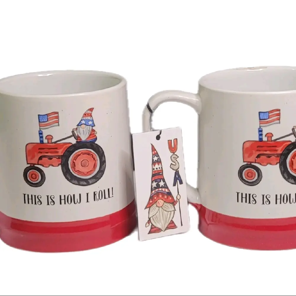 Gnome Mug Set (2-Pack) Sip in style with this adorable gnome mug set! Perfect for coffee, tea, or hot cocoa, these cozy mugs add charm to your mornings and make the cutest gift for gnome lovers. Sold as a set of 2 — because everything’s better in pairs