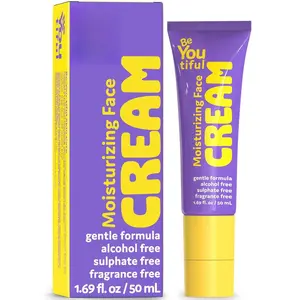 BeYOUtiful Face Moisturizer, Preppy Skin Care for Teens, Tweens, and Kids, Hydrating Face Cream for Dry Skin, Girls and Boys Gifts, 1.69 fl oz, Ages 8-17