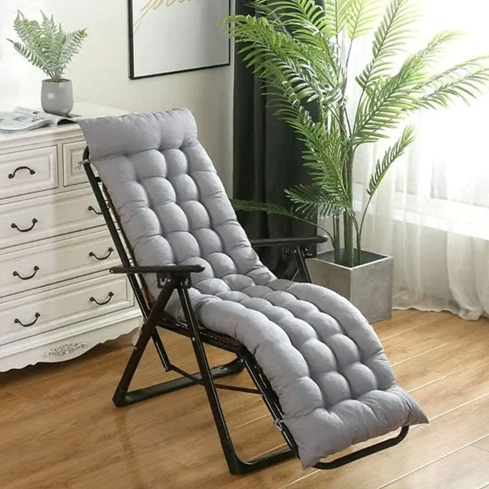 Patio Chaise Lounger Cushion, Lounge Chair Recliners Chair Cushions, Rocking Chair Sofa Cushion ,Thick Padded Swing Bench Cushion,68.9x18.9x3.1 in for Outdoor Indoor Home Office(Navy Blue)