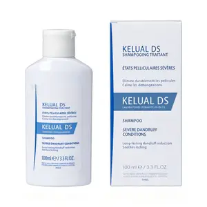 KELUAL DS Anti-Dandruff Treatment Shampoo for Severe Dandruff, Long-Lasting Relief, 3.3 Fl Oz,1PCS