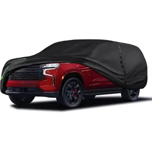 16-Layer 600D Heavy Duty  Full  Cover for Outdoor & Indoor Use -  Weather Sun UV Rain Snow Dust Proof,  Scratch Resistant, Fits SUVs  Length 213"-235"/17.7-19.5 ft