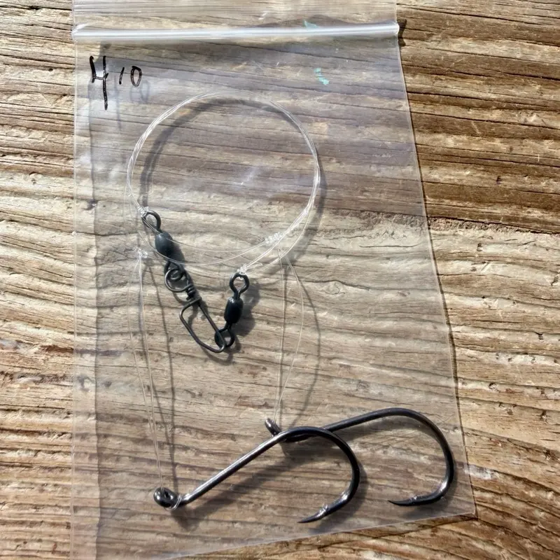 Elite Angler Rigs Fishing  High Low rigs with Floaters and Black Hooks for Enhanced Catching