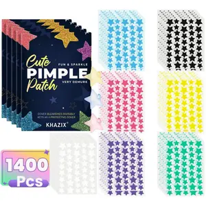 1400 Pieces of Multi-Color Star Acne Patches,Pimples Patches,Facial Acne Patches,Concealer Acne Patches,Ultra-Thin