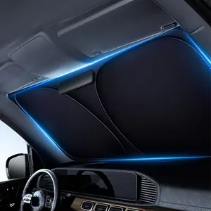 Portable Foldable Car Windshield Double-Layer Sunshade, Protect Your Car From UV Rays, Keep Your Vehicle Cool and Comfortable, Sun Shade Cover, Car Window Sunshades