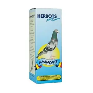 Herbots AMINOVIT Bird Healthcare Liquid Conditioner - 1L Supplement with 21 High-Quality Amino Acids for Pigeons, Bird Supplies Pet Care Product
