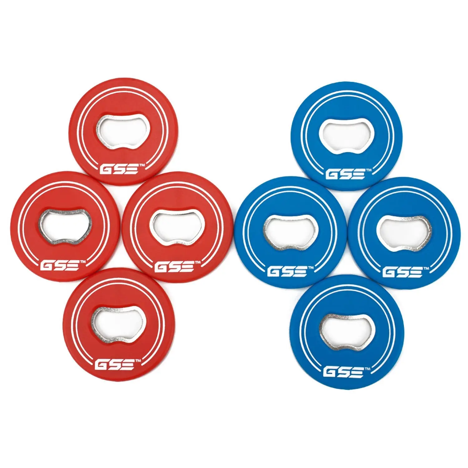 Set of 8 Replacement Washers with Bottle Opener for Lawn Game