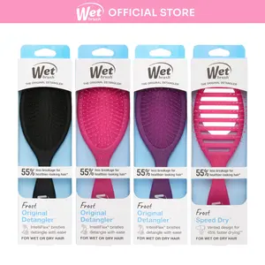 Wet Brush Original Detangler & Speed Dry Bundle