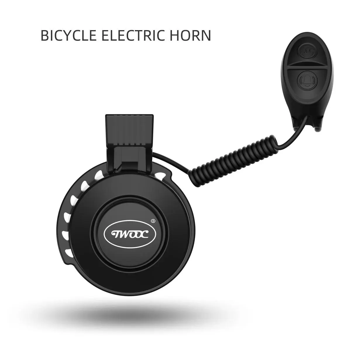 Bicycle Electric Horn, 1pc 100dB High Decibel Customized Sound Volume Size Adjustable Rechargeable Battery For Handlebars, Easy To Install, Cycling Accessories