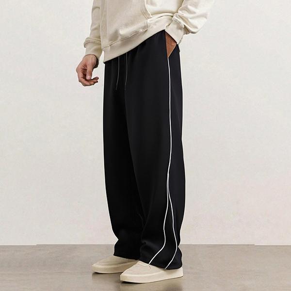 Men’s casual athletic pants, loose straight cut, summer outdoor jogging pants