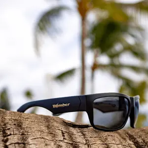 Bomber Eyewear Tiger Bomb | Men's Safety Sunglasses Wraparound Full Frame Unisex ANSI Z87+ Floating UV Protection Polarized & Standard Lens Job Site Outdoor Work Medium Fit Oval Round Face