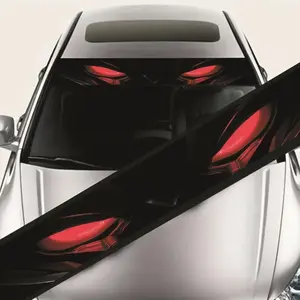 Car Front Windshield Sticker, Creative Car Sticker, Car Window Sticker, Waterproof & Durable UV Scratches Masking Self-adhesive Car Decal, Universal Car Accessories, Vehicle Exterior Decoration