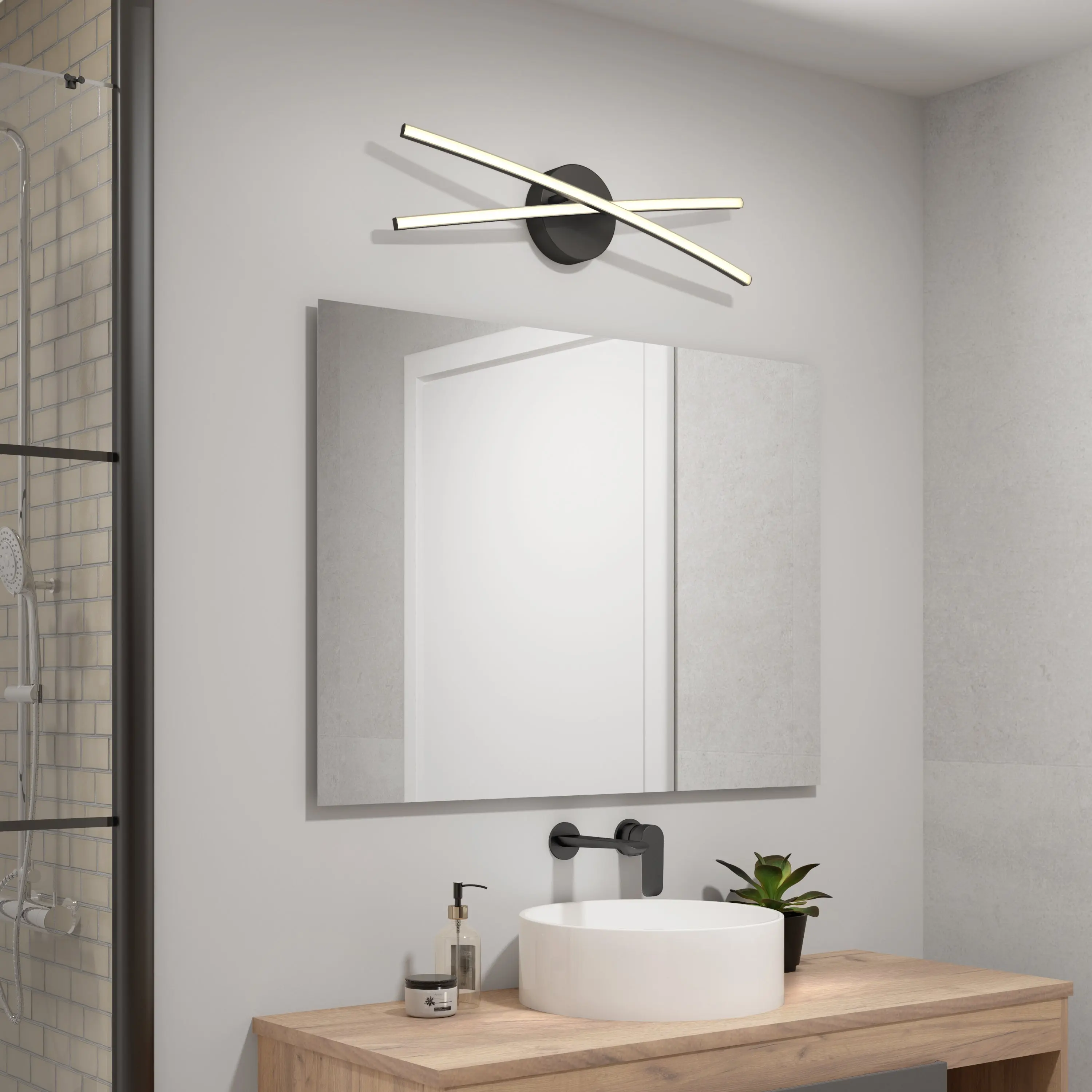 Orly modern LED bathroom vanity light 3 CCT