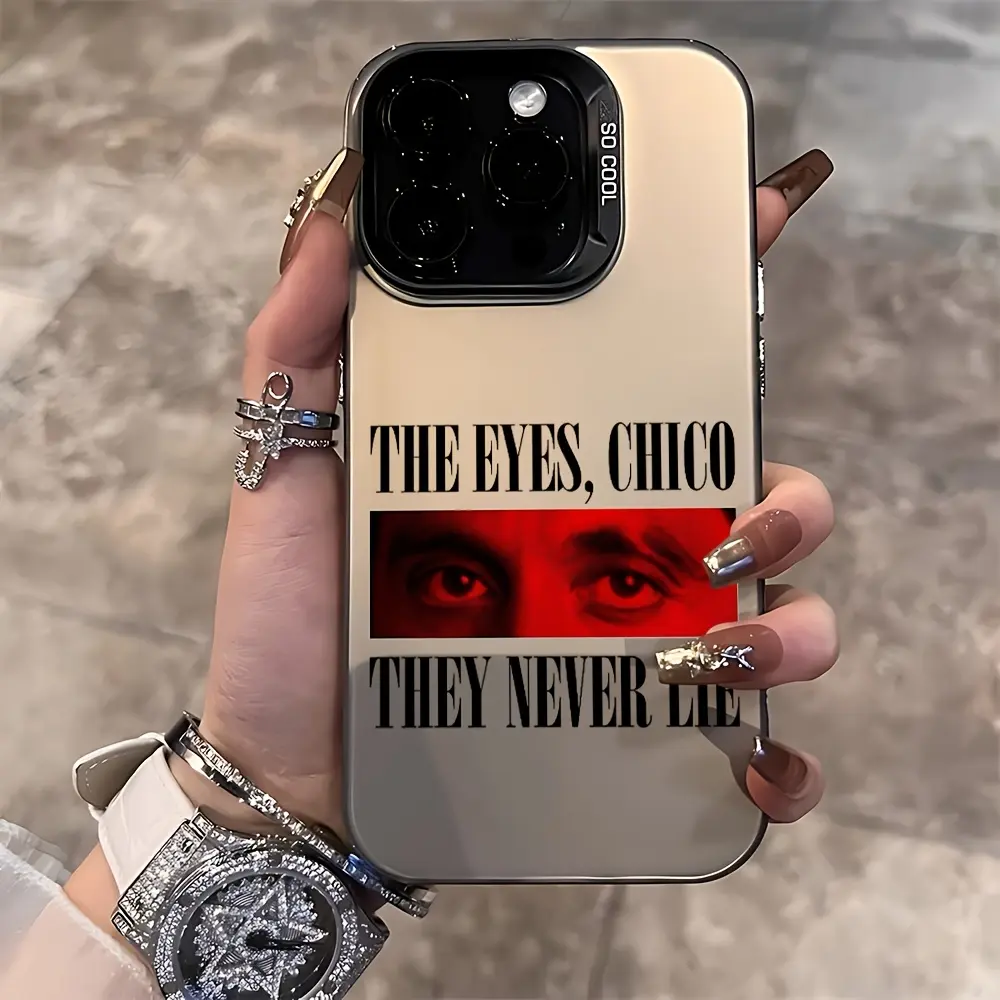Scarface Classic Movie Novelty Phone Case - Protective, Shockproof, Anti-Drop Matte Back Cover (Plastic+TPU) for iPhone 16,15,14,13,12,11 Pro Max,X,XR,XS Max,8,7 Plus & More iPhone Models, Iphone 15