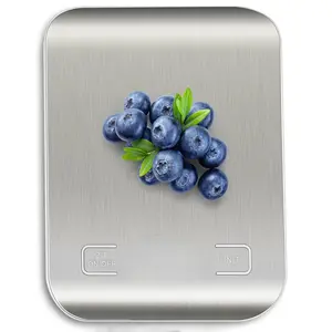 Food Scale, Kitchen Scale, Weight Scale Grams and Ounces for Weight Loss, Baking, Cooking, Keto and Meal Prep, LCD Display, 304 Stainless Steel