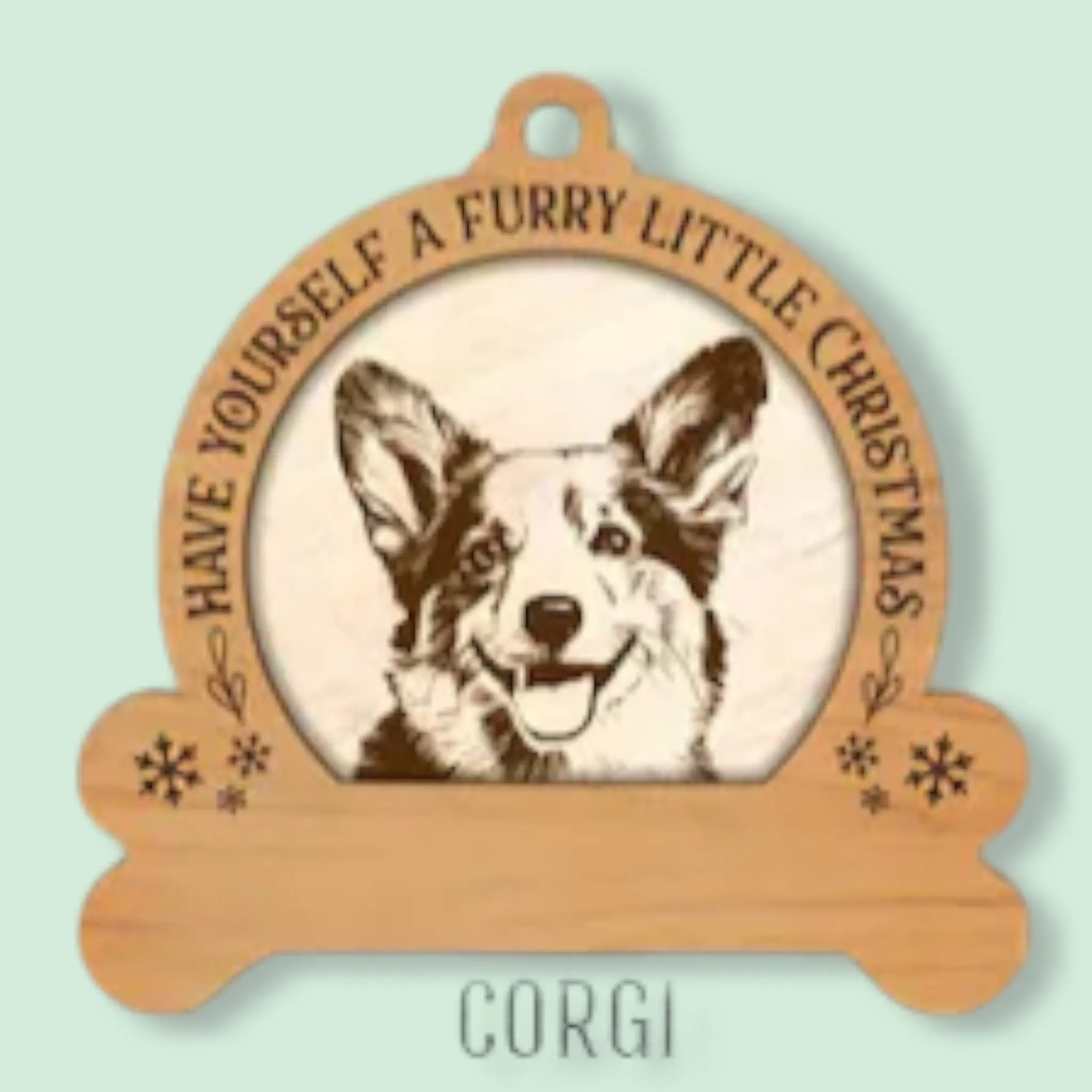 Corgi Personalized Funny Ornament