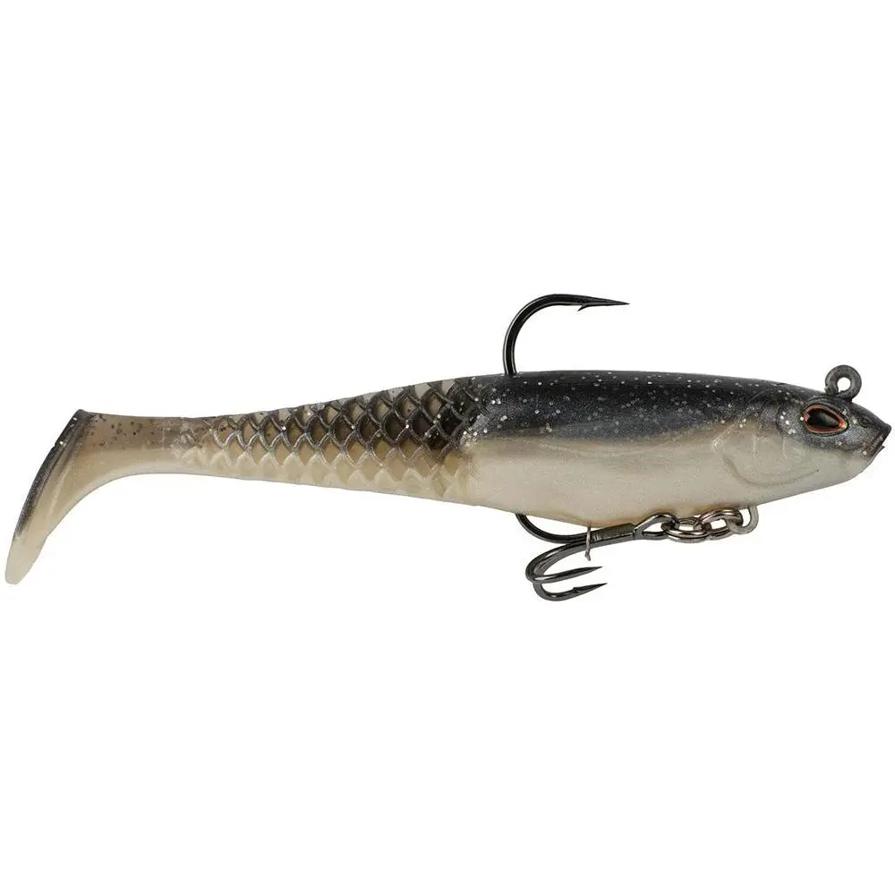 Berkley PowerBait Saltwater CullShad Pre-Rigged Soft Body Swimbait - 6 in Saltwater Fishing Lures