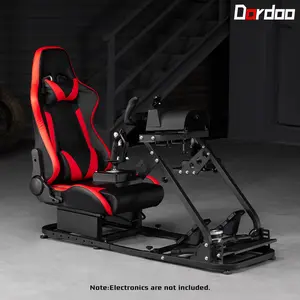 Dardoo Flight Simulator Cockpit with Seat Adjustable Fit G920 G29.Not Include Wheel Handbrake Shifter and Pedals