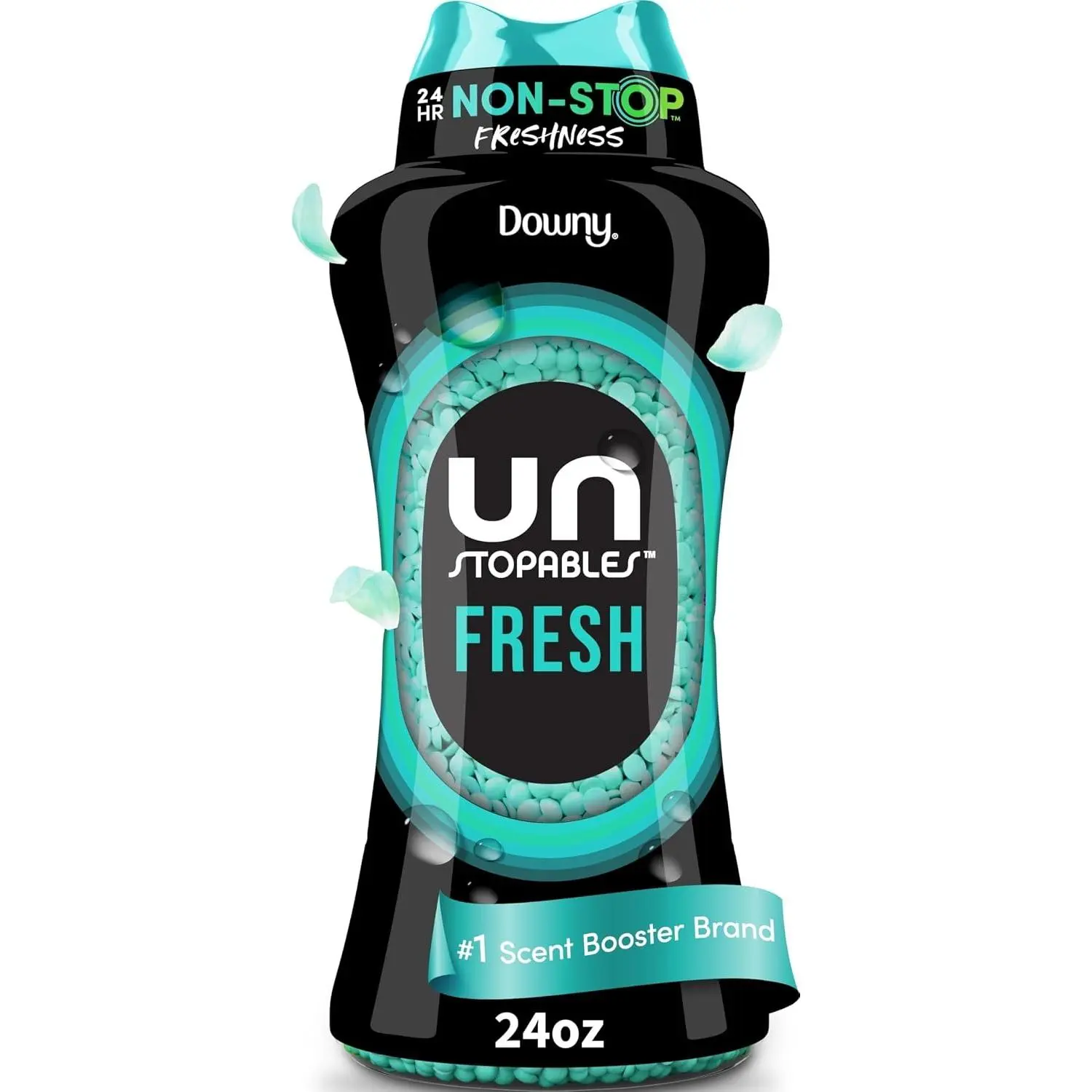 Downy Unstopables in Wash Scent Booster Beads, Fresh Scent, 24 oz, White, Laundry Beads for Odor Protection, Scent Booster Beads, Laundry Scent Boosters