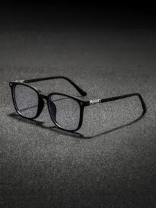 Men's PC Square Frame Glasses, Simple Casual High-End Fashion, Classic Sand Frames, Trendy Style, Square Eyed Glasses, Square Eyeglass Frame