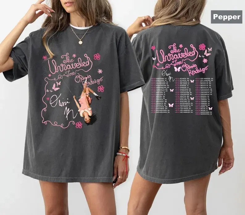 Oliviaa Tour Merch Comfort Colors Shirt, Comfort Colors Graphic Tee,  For Men and Women shirt