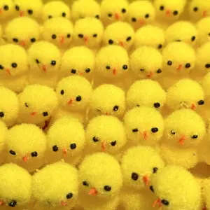 Soft Plush Easter Chick, Reusable Cute Decorations for Kids Crafts, Egg Decorating, Home Decoration, Classroom Activities, Party Favors, Garden Decor