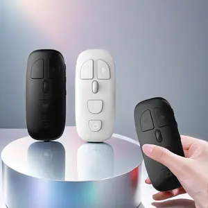 Wheeled Phone Remote Controller, Tiktok Video Swipe Control, Wireless Selfie Remote with Zoom Function, Volume Control, Phone Accessory Compatible, for Android and iOS Smartphone Devices, Phone Accessories
