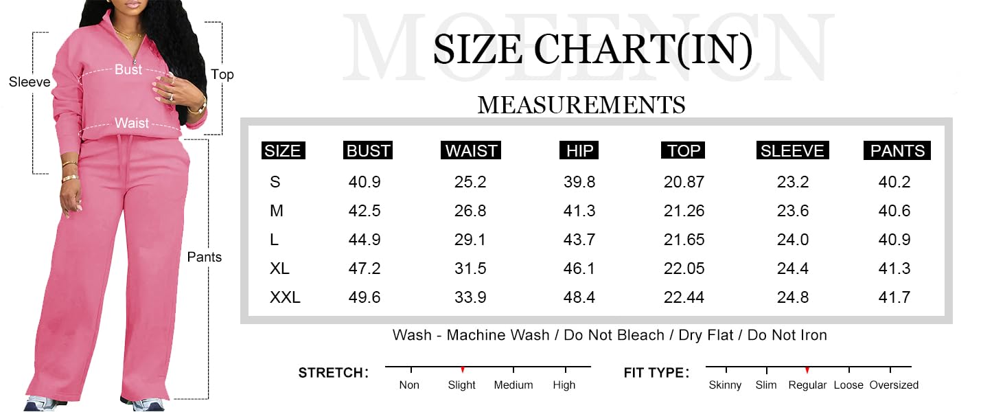 Women's Two-piece Set Solid Zip Up Funnel Neck Sweatshirt & Drawstring Waist Pants Casual Fall Winter Workout Sets Cozy Drop Shoulder Long Sleeve Top Pocket Trousers for Daily Outdoor Wear