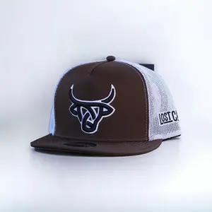 Lost Calf Charolais Flat Bill Trucker Hat