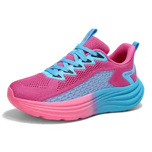 Women's Tech-Style Runners Breathable Knit and Leather Panels Comfort-Focused Midsole Grippy Rubber Outsole Flexible Design for All-Day Activities and Urban Fashion