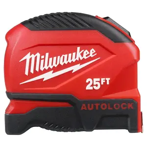 25 ft. Compact Auto Lock Tape Measure with Fractional Scale