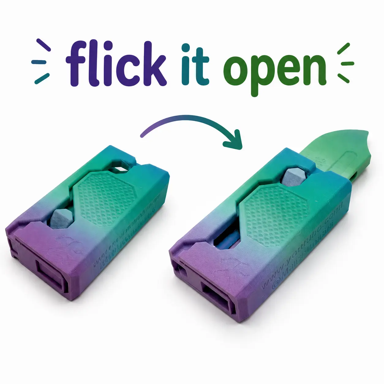 Gravity Knife Fidget
