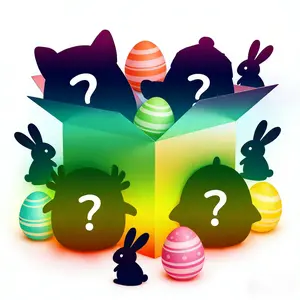 4-Pack 8-Inch Easter Stuffed Toys, Easter Bunny Animal Plush Birthday Gift, Child Gift, Girls  Gift