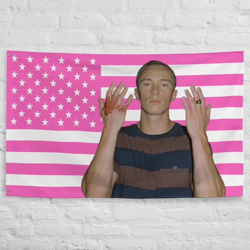 Rafe Cameron American Flag Wall Tapestry - Outer Banks Merch, Lightweight Home Decor Backdrop, 40in-60in Tapestry for Parties