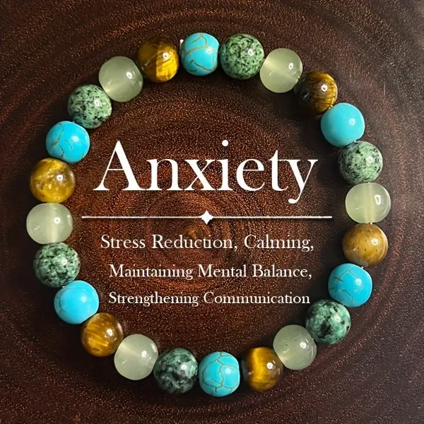 Crystal Relax Bracelet - Anti-Anxiety Jewelry for Men & Women, Ideal Gift for Healthy Lifestyle