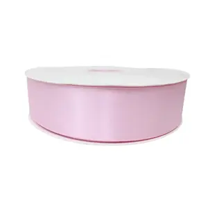 1 1/2" Classic Pink Satin Ribbon Double-face 100 Yds