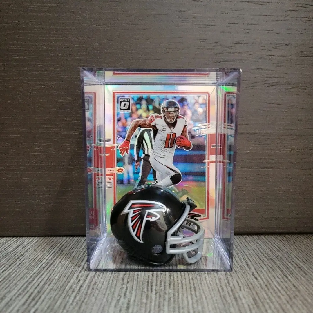 Julio Jones Mini Football Helmet Sports Box