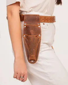 Hori Hori Belt — Engraved Leather Tool Belt