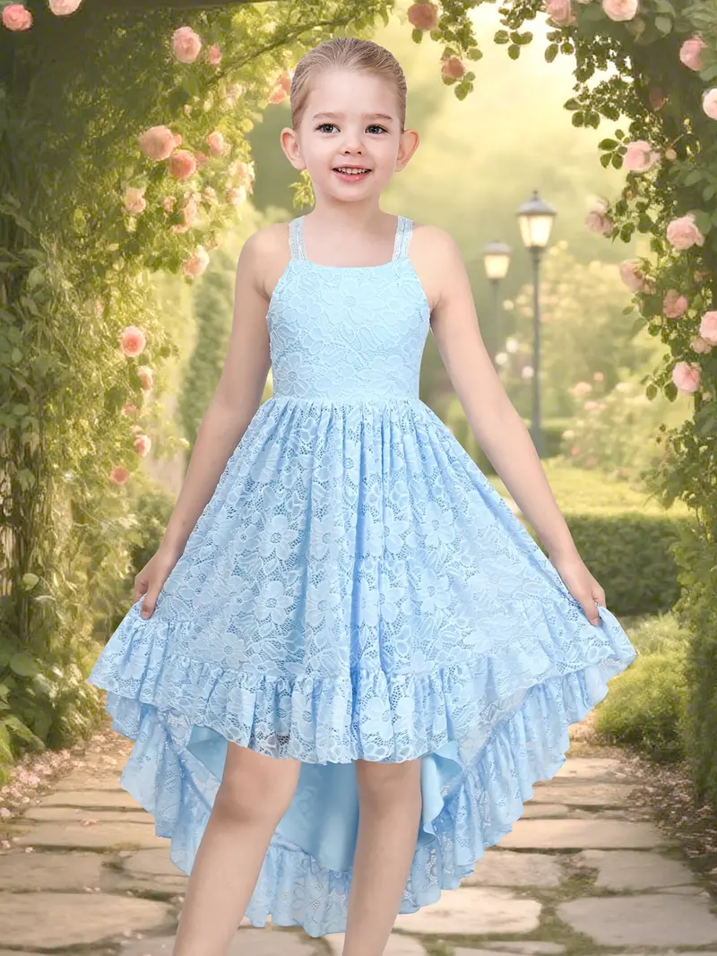 new dress Buy Wommaniya Impex New Latest Green Jacquard Kids Party Gown for Girls  Dress at Amazon.in