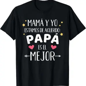 100% Cotton Best PAPA Father's Day T-Shirt