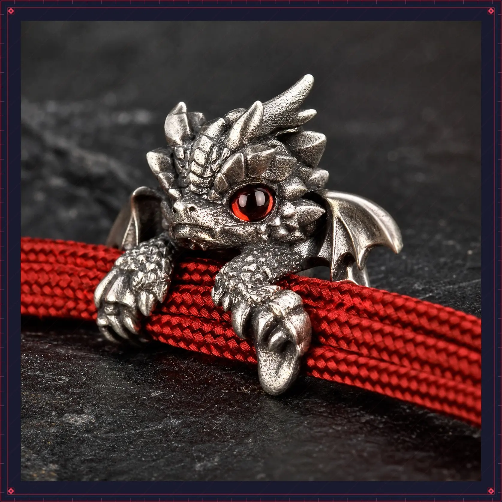Punk Style Dragon Design Adjustable Bracelet, Fashionable Jewelry for Party, Daily Clothing Decor, Trendy All-match & Exquisite Jewelry for Birthday Gift
