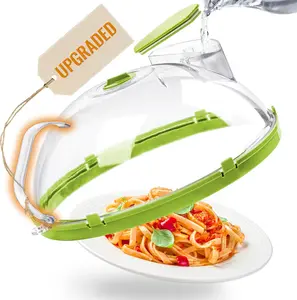 Microwave Splatter Cover with Handle, Reusable Microwave Lid for Food, Modern Kitchen Utensils, Kitchen Gadgets, Kitchen Accessories