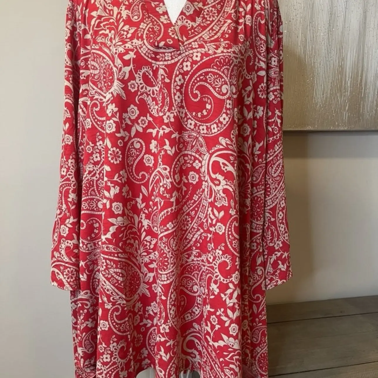 Dear Scarlett Lizzy Top Red/Taupe