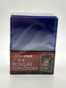 Ultra Pro 3X4 Regular Toploaders 35pt 1 Pack of 25 for Regular Cards, 25 total toploaders clear baseball card