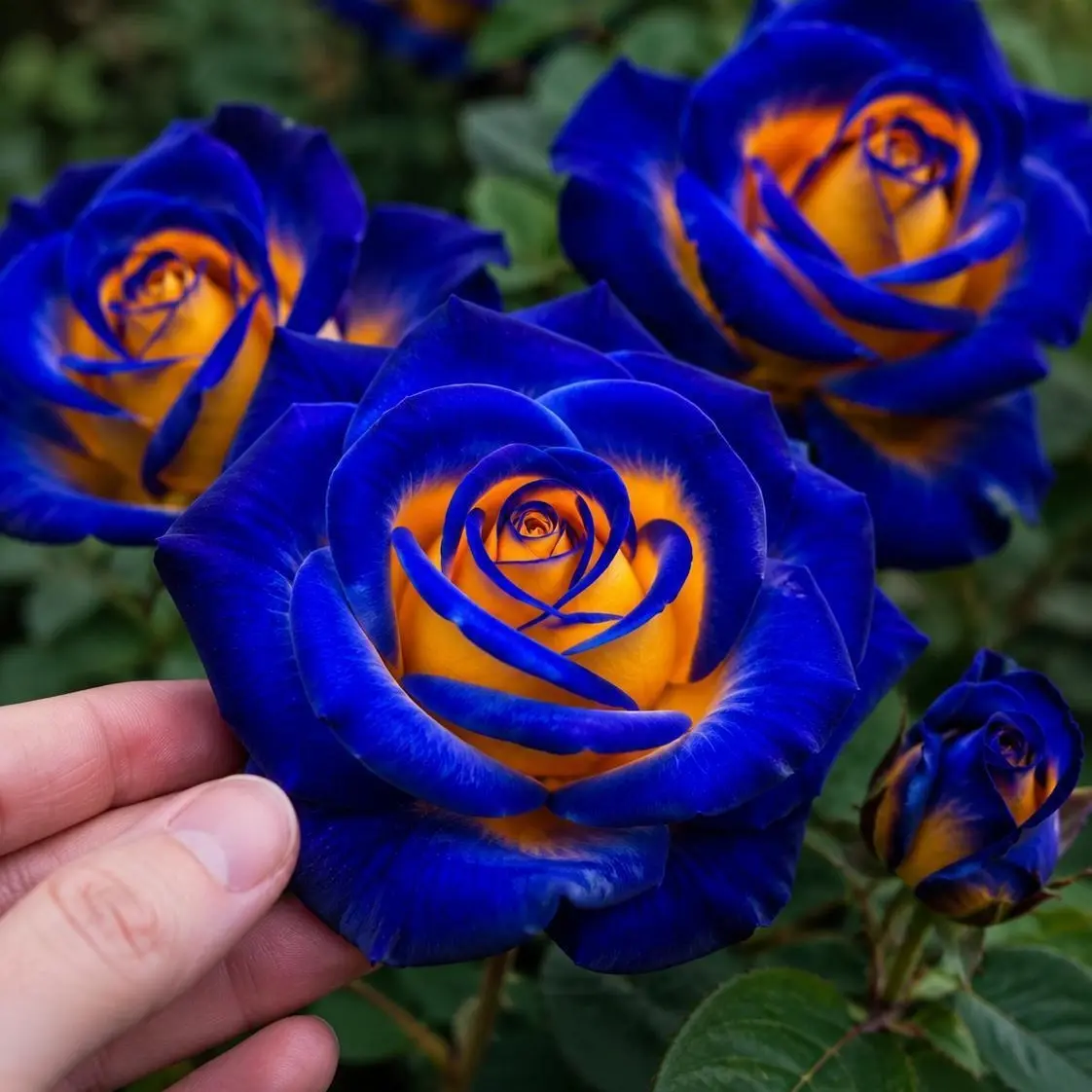 Rare Twin blue Yellow Rose Flower Seeds for Planting - Captivating Garden Blooms Non GMO Heirloom Garden - Planting Instructions for Easy Grow - Great Gardening Gifts-home