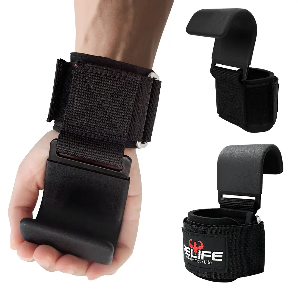 RELIFE Professional Wrist Strap for Weightlifting and Gym Training, 2 Counts Adjustable Wristband, Sports Wrist Wtrap for Men & Women-Support Your Wrist During Exercise