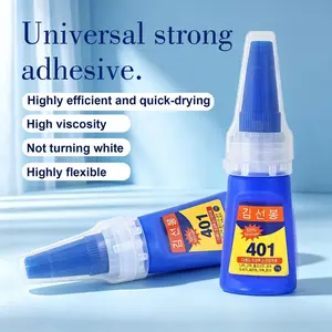 20g/1pcs Brand-new Upgraded 401 Super Cyanoacrylate Glue Instant Drying In 5 Seconds Waterproof Stable and Versatile Bonding nail Tool Quick Dry Glue