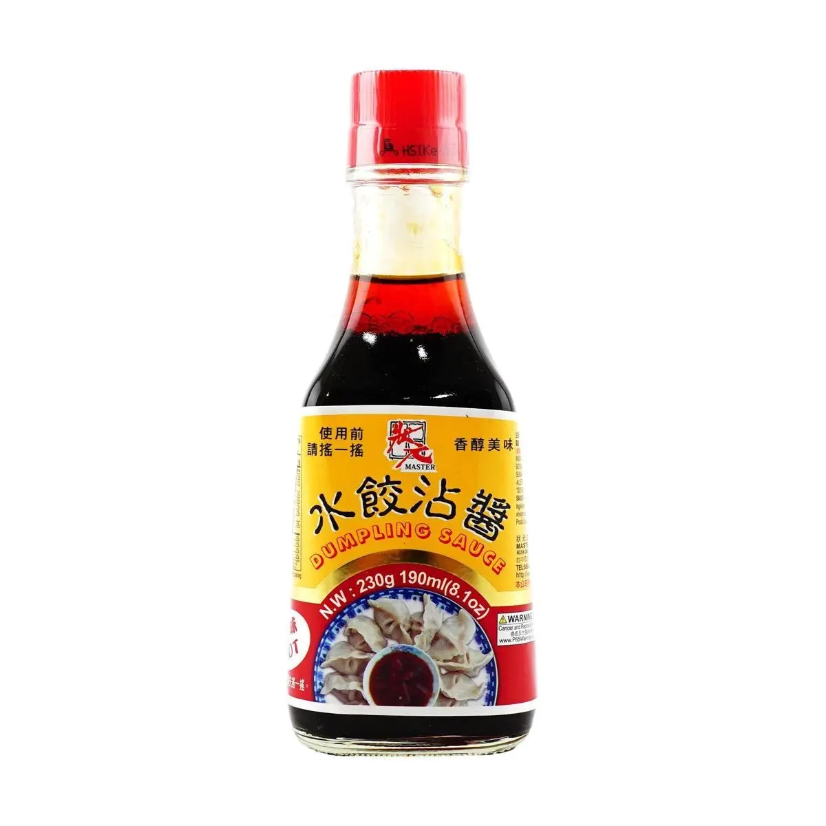 Master Taiwanese Chili Soy Sauce for Dumplings & Potstickers - 230g Spicy Dipping Sauce
