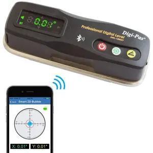Digi-Pas 2-01301-99 2-Axis Smart Bluetooth DWL1300XY Digital Machinist Level - 0.2 mm, Tool, Portable